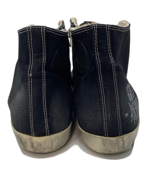 GOLDEN GOOSE（ゴールデングース）GOLDEN GOOSE (ゴールデングース) FRANCY ヴィンテージ加工ハイカットスニーカー ブラック サイズ:42の古着・服飾アイテム