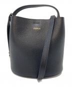 FURLAフルラ）の古着「ショルダーバッグ DANAE ダナエ　2WAYバッグ　ハンドバッグ　セレモニー」｜ブラック