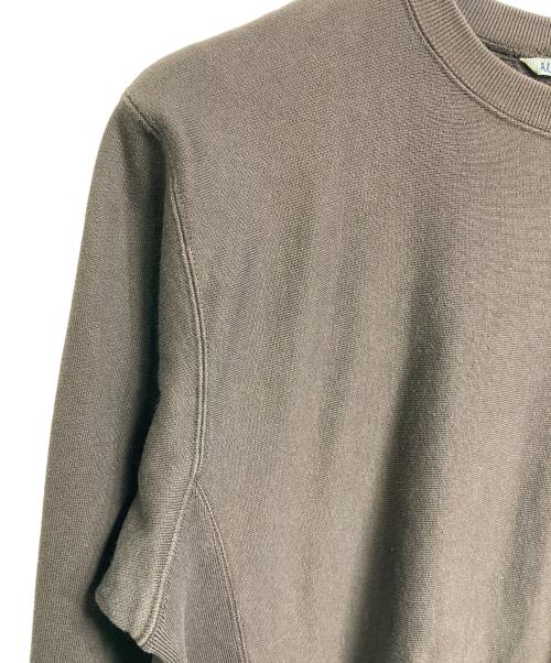 AURALEE（オーラリー）AURALEE (オーラリー) HIGH COUNT HEAVY SWEAT P/O  スウェット　日本製 ブラウン サイズ:4の古着・服飾アイテム