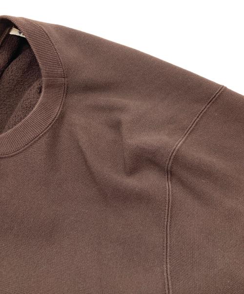 AURALEE（オーラリー）AURALEE (オーラリー) HIGH COUNT HEAVY SWEAT P/O  スウェット　日本製 ブラウン サイズ:4の古着・服飾アイテム