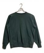 AURALEEオーラリー）の古着「SUPER MILLED SWEAT P/O  スーパーミルドスウェット　スウェット　日本製」｜ダークグリーン