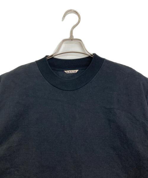 AURALEE（オーラリー）AURALEE (オーラリー) ヘビーウェイト スタンドアップ Tシャツ STAND UP TEE ブラック サイズ:3の古着・服飾アイテム