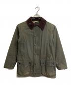 Barbourバブアー）の古着「SL BEAUFORT オイルドジャケット　アウター　ライトアウター　英国製」｜オリーブ