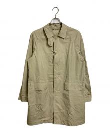 MUJI LABO（ムジラボ）の古着「オーガニックコットンシルクコート　アウター　ライトアウター　シルク混」｜ベージュ