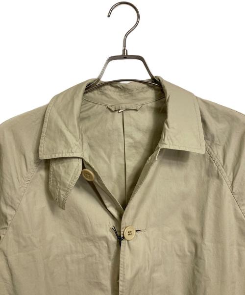 MUJI LABO（ムジラボ）MUJI Labo (ムジラボ) オーガニックコットンシルクコート　アウター　ライトアウター　シルク混 ベージュ サイズ:Lの古着・服飾アイテム