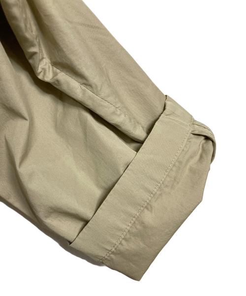 MUJI LABO（ムジラボ）MUJI Labo (ムジラボ) オーガニックコットンシルクコート　アウター　ライトアウター　シルク混 ベージュ サイズ:Lの古着・服飾アイテム