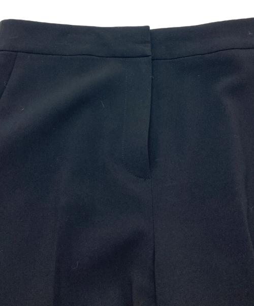 theory（セオリー）theory (セオリー) Tailor Crepe Wide Crop Pant クロップドワイドパンツ　センタープレスパンツ ブラック サイズ:00の古着・服飾アイテム