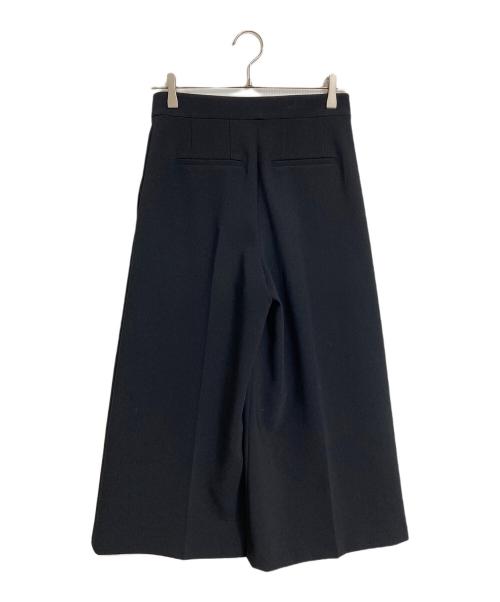 theory（セオリー）theory (セオリー) Tailor Crepe Wide Crop Pant クロップドワイドパンツ　センタープレスパンツ ブラック サイズ:00の古着・服飾アイテム