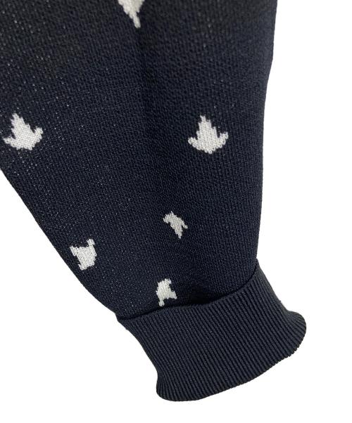 Diagram（ダイアグラム）Diagram (ダイアグラム) セットアップ　キカ柄JQニットトップ セーター  スカート ブラック サイズ:36の古着・服飾アイテム