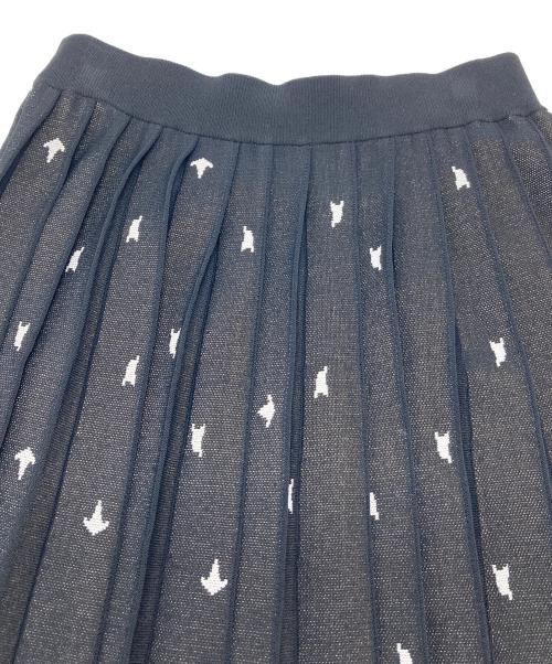 Diagram（ダイアグラム）Diagram (ダイアグラム) セットアップ　キカ柄JQニットトップ セーター  スカート ブラック サイズ:36の古着・服飾アイテム