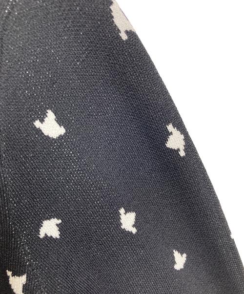 Diagram（ダイアグラム）Diagram (ダイアグラム) セットアップ　キカ柄JQニットトップ セーター  スカート ブラック サイズ:36の古着・服飾アイテム