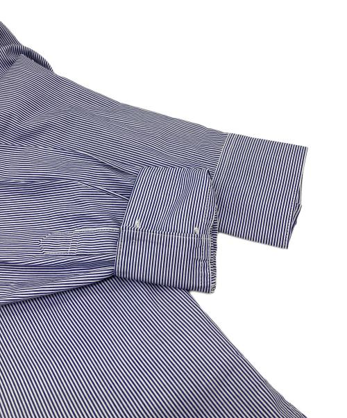 LOUNIE（ルーニー）LOUNIE (ルーニー) ストライプシャツ　ビッグシルエット ブルー×ホワイト サイズ:38 未使用品の古着・服飾アイテム