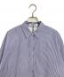 LOUNIE (ルーニー) ストライプシャツ　ビッグシルエット ブルー×ホワイト サイズ:38 未使用品：7000円