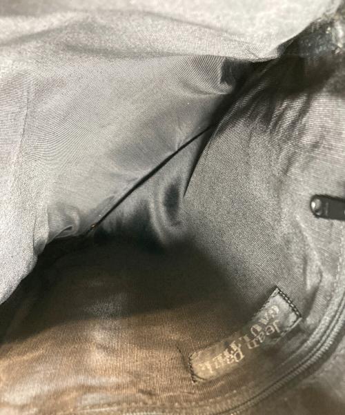 Jean Paul GAULTIER（ジャンポールゴルチェ）Jean Paul GAULTIER (ジャンポールゴルチェ) ストライプフラワーリュック　フラワーモチーフ　花柄　スクエアリュック ブラック サイズ:実寸参照の古着・服飾アイテム