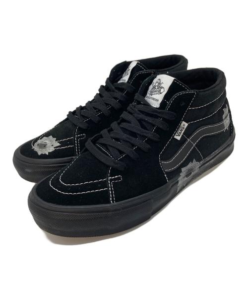 SUPREME（シュプリーム）Supreme (シュプリーム) VANS (バンズ) Nate Lowman Grosso Mid ミッドカットスニーカー　25SS ブラック サイズ:US8.5   UK7.5の古着・服飾アイテム
