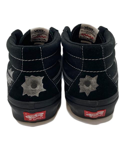 SUPREME（シュプリーム）Supreme (シュプリーム) VANS (バンズ) Nate Lowman Grosso Mid ミッドカットスニーカー　25SS ブラック サイズ:US8.5   UK7.5の古着・服飾アイテム