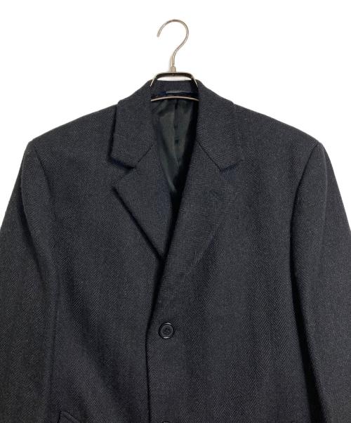 BROOKS BROTHERS（ブルックスブラザーズ）BROOKS BROTHERS (ブルックスブラザーズ) ヘリンボーンチェスターコート　ロングコート　ウールコート グレー サイズ:36の古着・服飾アイテム