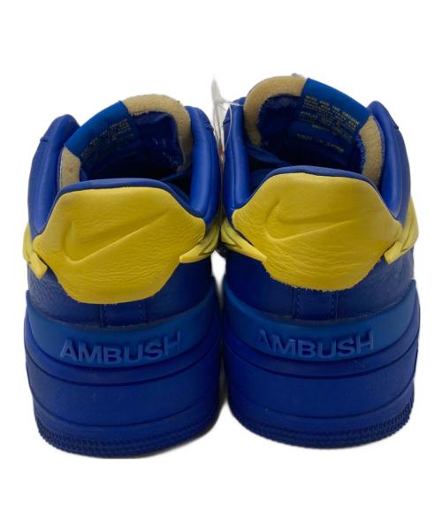 NIKE（ナイキ）NIKE (ナイキ) AMBUSH (アンブッシュ) Air Force 1 Low Game Royal and Vivid Sulfur ブルー×イエロー サイズ:US9.5の古着・服飾アイテム