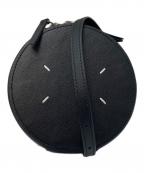 Maison Margielaメゾンマルジェラ）の古着「MINI ROUND BAG ミニラウンドバッグ　ショルダーバッグ　丸型　レザー」｜ブラック