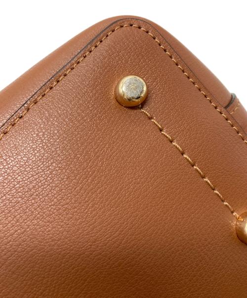 COACH（コーチ）COACH (コーチ) 2WAYトートバッグ ブラウン×ピンクの古着・服飾アイテム