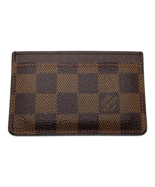 LOUIS VUITTON（ルイ ヴィトン）LOUIS VUITTON (ルイ ヴィトン) カードケース　ダミエ　ポルト カルト・サンプール ブラウン サイズ:実寸参照の古着・服飾アイテム
