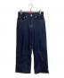 RED CARD（レッドカード）の古着「35th Anniv. Wide リジットワイドデニムパンツ」｜インディゴ/Rinse