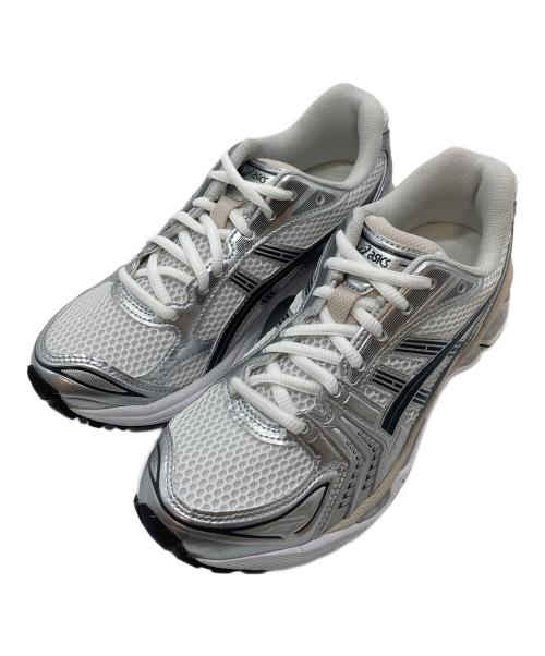 asics（アシックス）asics (アシックス) GEL-KAYANO 14 ゲルカヤノ14 スポーツ　アウトドア　カジュアルスニーカー シルバー サイズ:US5 1/2 未使用品の古着・服飾アイテム
