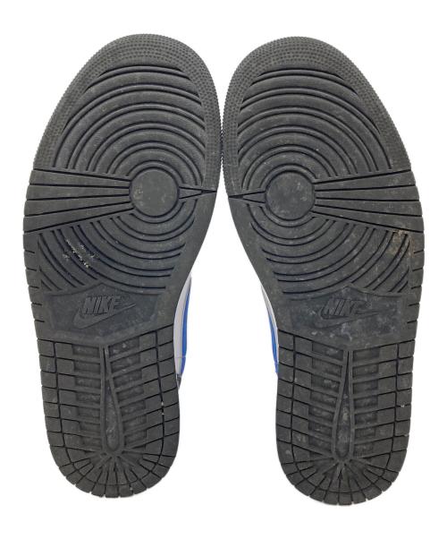 NIKE（ナイキ）NIKE (ナイキ) Air Jordan 1 Mid エアジョーダン1  ミッド　WHITE/RACER BLUE-BLACK ホワイト×ブルーブラック サイズ:US10の古着・服飾アイテム