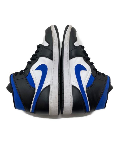 NIKE（ナイキ）NIKE (ナイキ) Air Jordan 1 Mid エアジョーダン1  ミッド　WHITE/RACER BLUE-BLACK ホワイト×ブルーブラック サイズ:US10の古着・服飾アイテム