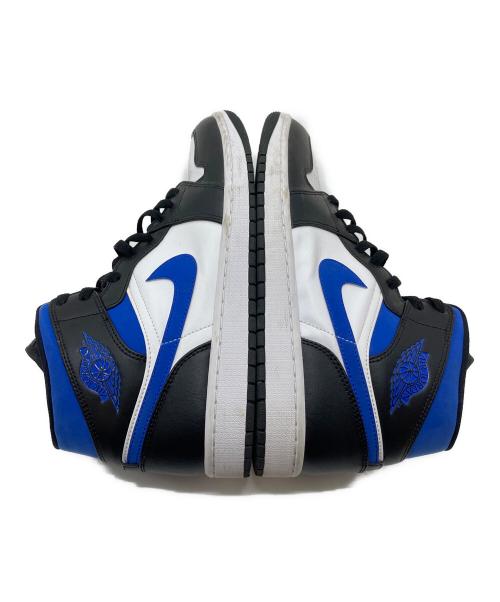 NIKE（ナイキ）NIKE (ナイキ) Air Jordan 1 Mid エアジョーダン1  ミッド　WHITE/RACER BLUE-BLACK ホワイト×ブルーブラック サイズ:US10の古着・服飾アイテム