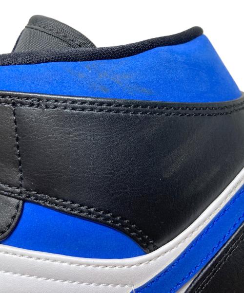 NIKE（ナイキ）NIKE (ナイキ) Air Jordan 1 Mid エアジョーダン1  ミッド　WHITE/RACER BLUE-BLACK ホワイト×ブルーブラック サイズ:US10の古着・服飾アイテム