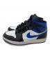 NIKE (ナイキ) Air Jordan 1 Mid エアジョーダン1  ミッド　WHITE/RACER BLUE-BLACK ホワイト×ブルーブラック サイズ:US10：5000円