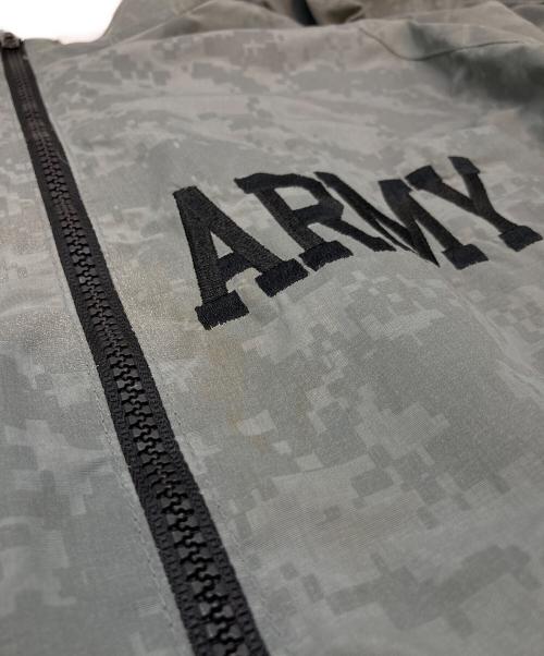 US ARMY（ユーエスアーミー）US ARMY (ユーエスアーミー) 【古着】デジカモナイロンジャケット　ラグランジャケット　カモフラ グレー サイズ:Lの古着・服飾アイテム