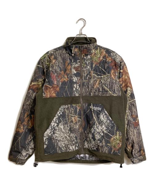 Columbia PHG（コロンビアパフォーマンスハンティングギア）Columbia PHG (コロンビアパフォーマンスハンティングギア) フルブラスIIジャケット リアルツリーカモ フリース切替ブルゾン オリーブ サイズ:Mの古着・服飾アイテム