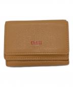 Ch!iiiチー）の古着「Micro Wallet  三つ折り財布　ミニ財布」｜ブラウン