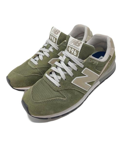 NEW BALANCE（ニューバランス）NEW BALANCE (ニューバランス) ローカットスニーカー グリーン サイズ:US5  UK4.5  Dの古着・服飾アイテム