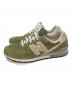 NEW BALANCE (ニューバランス) ローカットスニーカー グリーン サイズ:US5  UK4.5  D：5000円