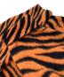 中古・古着 BALENCIAGA (バレンシアガ) タイガー柄ニット　カシミア混ニット　カシミヤ95％ オレンジ×ブラック サイズ:S：32000円