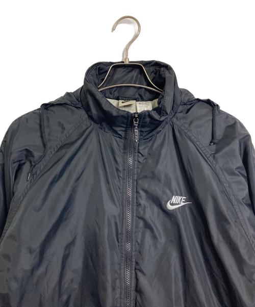 NIKE（ナイキ）NIKE (ナイキ) ナイロン中綿ジャケット　ラグランジャケット ブラック サイズ:Mの古着・服飾アイテム