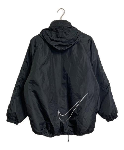 NIKE（ナイキ）NIKE (ナイキ) ナイロン中綿ジャケット　ラグランジャケット ブラック サイズ:Mの古着・服飾アイテム