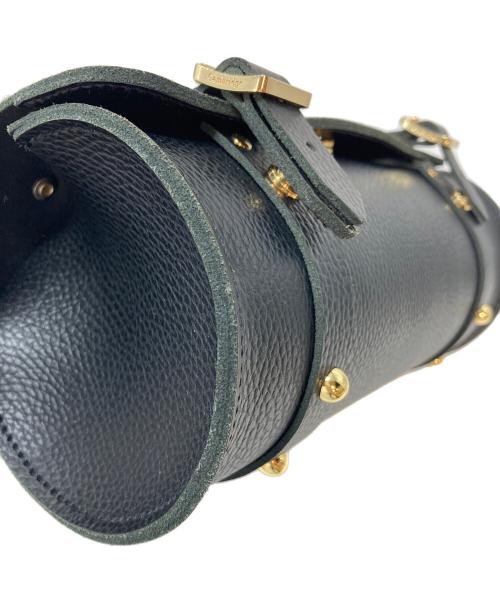 The Cambridge Satchel（ザ ケンブリッジ サッチェル）THE CAMBRIDGE SATCHEL (ザ ケンブリッジ サッチェル) ショルダーバッグ THE BOWLS BAG レザーバッグ ブラック サイズ:実寸参照の古着・服飾アイテム