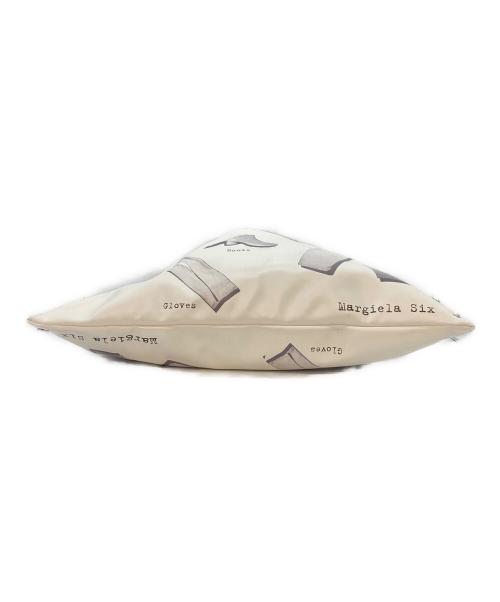 MM6 Maison Margiela（エムエムシックスメゾンマルジェラ）MM6 Maison Margiela (エムエムシックスメゾンマルジェラ) グラフィックプリント ジャパニーズバッグ　MM6 ミディアム　23SS  ホワイト サイズ:下記参照の古着・服飾アイテム