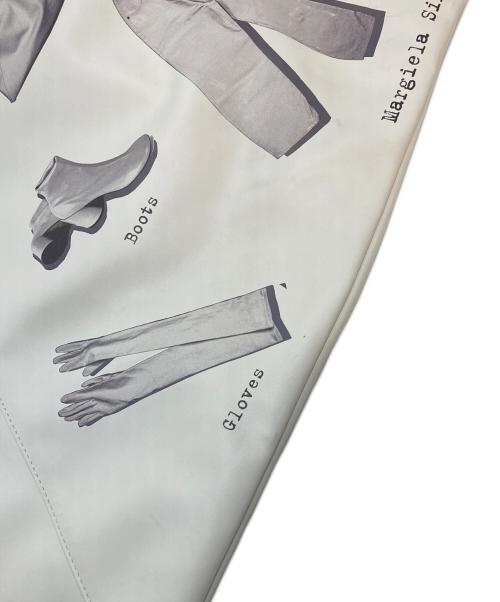 MM6 Maison Margiela（エムエムシックスメゾンマルジェラ）MM6 Maison Margiela (エムエムシックスメゾンマルジェラ) グラフィックプリント ジャパニーズバッグ　MM6 ミディアム　23SS  ホワイト サイズ:下記参照の古着・服飾アイテム