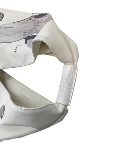 MM6 Maison Margiela（エムエムシックスメゾンマルジェラ）MM6 Maison Margiela (エムエムシックスメゾンマルジェラ) グラフィックプリント ジャパニーズバッグ　MM6 ミディアム　23SS  ホワイト サイズ:下記参照の古着・服飾アイテム