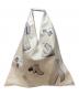 MM6 Maison Margiela（エムエムシックスメゾンマルジェラ）の古着「グラフィックプリント ジャパニーズバッグ　MM6 ミディアム　23SS 」｜ホワイト