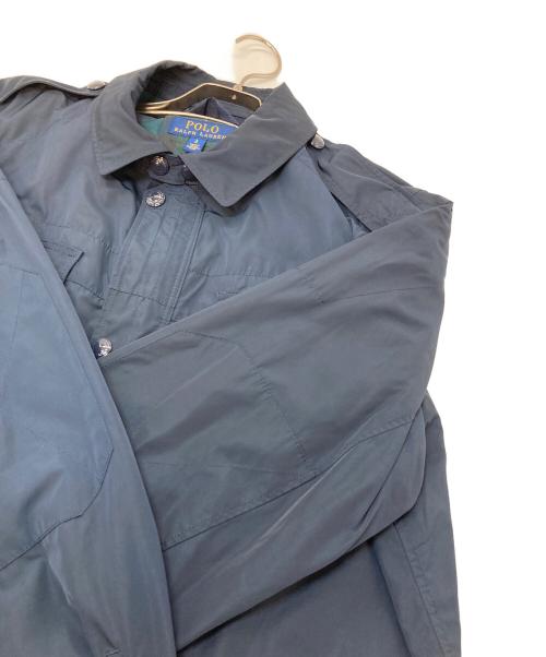 POLO RALPH LAUREN（ポロ・ラルフローレン）POLO RALPH LAUREN (ポロ・ラルフローレン) ナイロン フィールドジャケット M65型　アウター　ライトアウター　ダブルジップ ネイビー サイズ:Lの古着・服飾アイテム