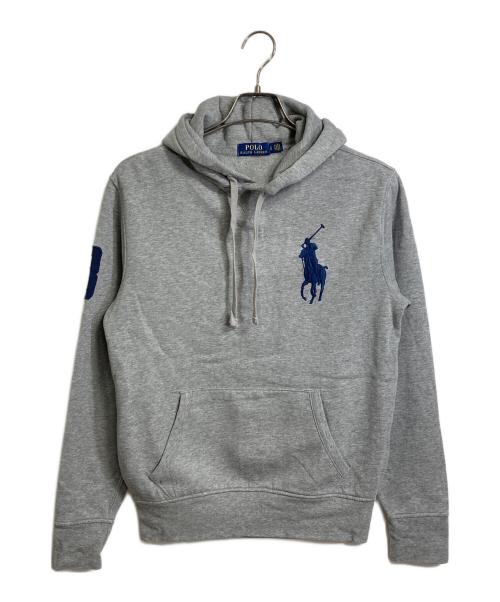 POLO（ポロ）POLO (ポロ) プルオーバーパーカー　フーディ グレー サイズ:Sの古着・服飾アイテム