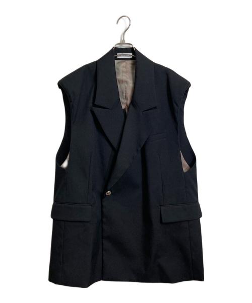 MAISON SPECIAL（メゾンスペシャル）MAISON SPECIAL (メゾンスペシャル) Back Hook Over Gilet/バックホックオーバージレ ブラック サイズ:FREEの古着・服飾アイテム