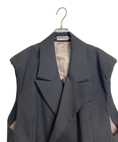 MAISON SPECIAL（メゾンスペシャル）MAISON SPECIAL (メゾンスペシャル) Back Hook Over Gilet/バックホックオーバージレ ブラック サイズ:FREEの古着・服飾アイテム