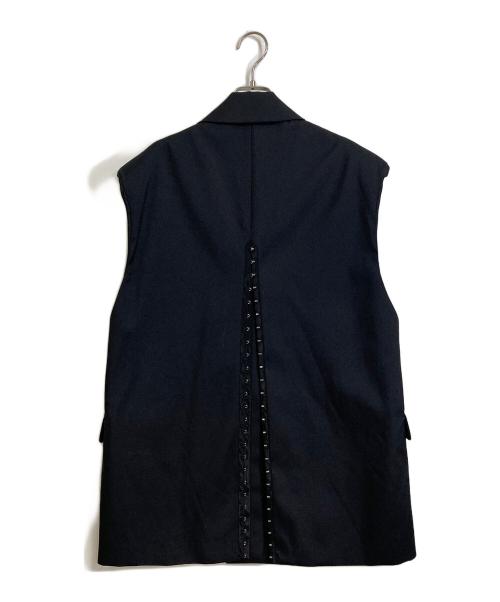 MAISON SPECIAL（メゾンスペシャル）MAISON SPECIAL (メゾンスペシャル) Back Hook Over Gilet/バックホックオーバージレ ブラック サイズ:FREEの古着・服飾アイテム